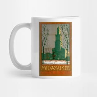 Milwaukee - Vintage Travel Poster Mug